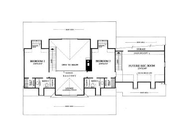 2nd Floor Plan, 063H-0006