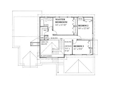 2nd Floor Plan, 010H-0021