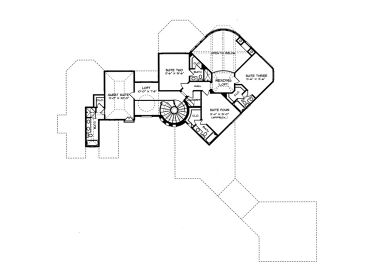 2nd Floor Plan, 029H-0057