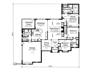 Floor Plan, 046H-0084