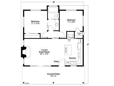 Floor Plan, 051H-0377