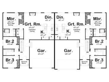 Floor Plan, 050M-0012