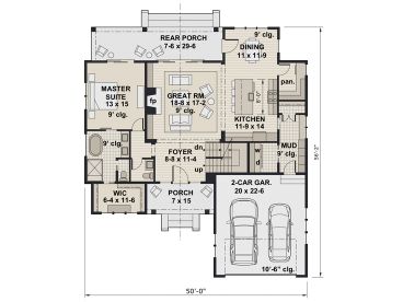 1st Floor Plan, 023H-0213