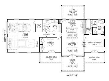 Floor Plan, 062H-0487