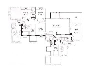2nd Floor Plan, 043H-0258