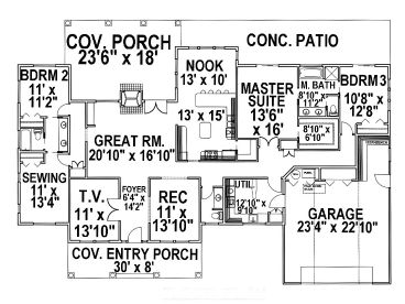 Floor Plan, 012H-0037
