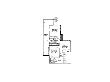 2nd Floor Plan, 043H-0169