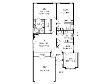 Floor Plan, 061H-0045