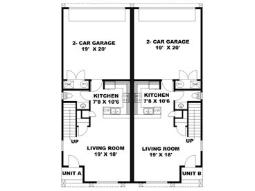 1st Floor Plan, 012M-0007