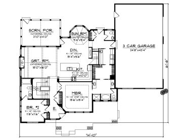 1st Floor Plan, 020H-0267