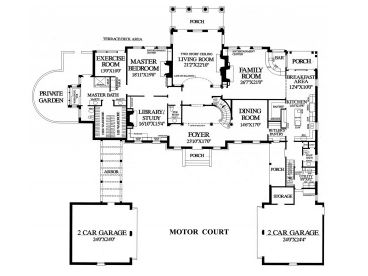 1st Floor Plan, 063H-0024