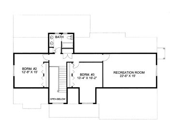2nd Floor Plan, 012H-0110