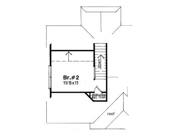 2nd Floor Plan, 030H-0001