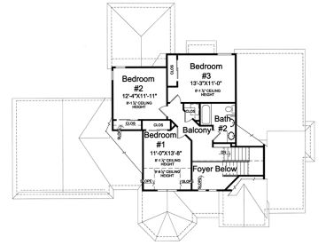 2nd Floor Plan, 046H-0065