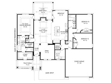 Floor Plan, 062H-0081