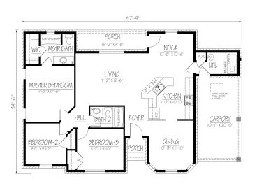 Floor Plan, 068H-0021