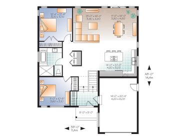 Floor Plan, 027H-0468
