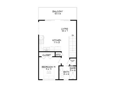 2nd Floor Plan, 062G-0485