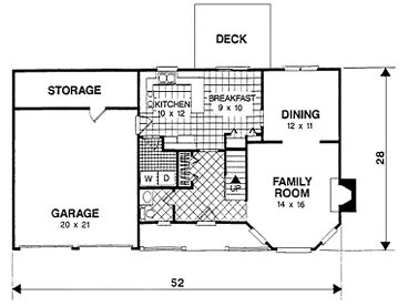 1st Floor Plan, 007H-0021