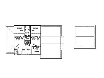 2nd Floor Plan, 058H-0084