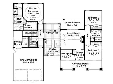 1st Floor Plan, 001H-0227