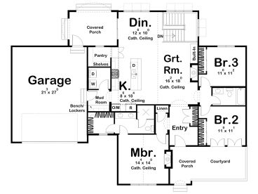 Floor Plan, 050H-0463