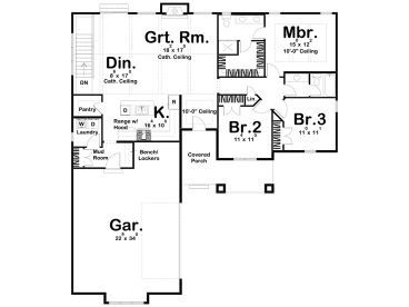 Floor Plan, 050H-0269