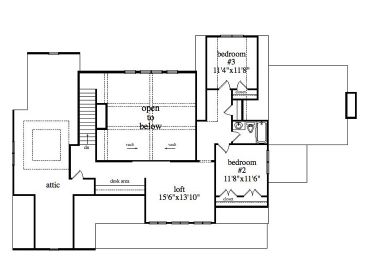 2nd Floor Plan, 053H-0095