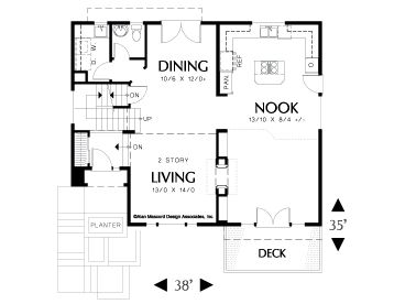 1st Floor Plan, 034H-0096