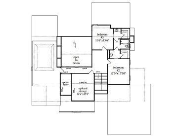 2nd Floor Plan, 053H-0100