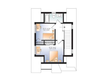 2nd Floor Plan, 027H-0407