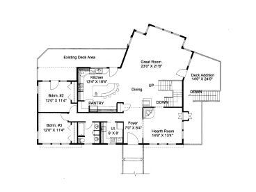 1st Floor Plan, 012H-0186
