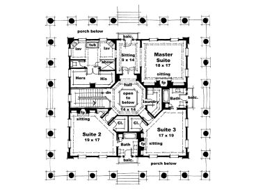 2nd Floor Plan, 052H-0031