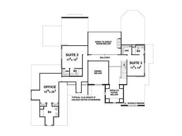 2nd Floor Plan, 031H-0273