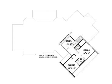 2nd Floor Plan, 031H-0298