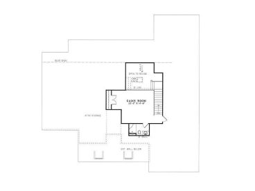 2nd Floor Plan, 025H-0040