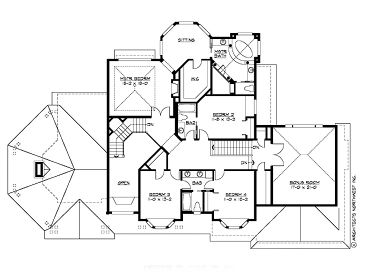 2nd Floor Plan, 035H-0064