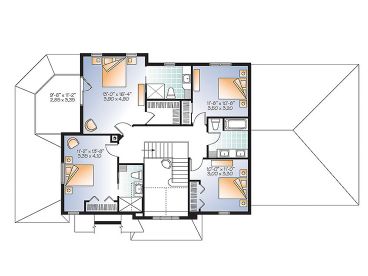 2nd Floor Plan, 027H-0448