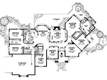Floor Plan, 057H-0018