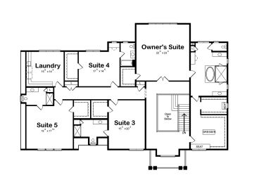 2nd Floor Plan, 031H-0378