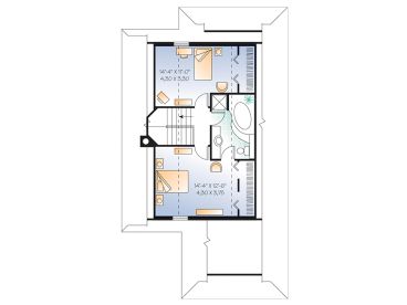 2nd Floor Plan, 027H-0140