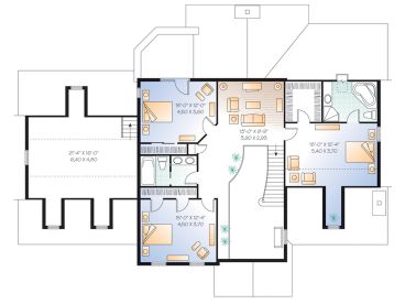 2nd Floor Plan, 027H-0019