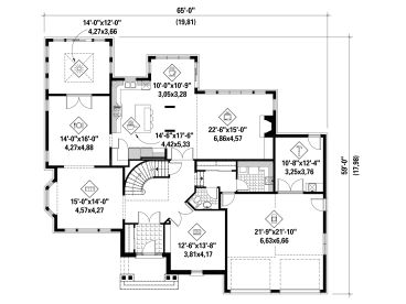 1st Floor Plan, 072H-0148