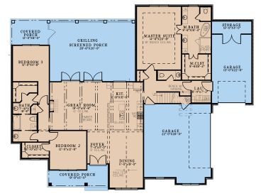 1st Floor Plan, 074H-0237