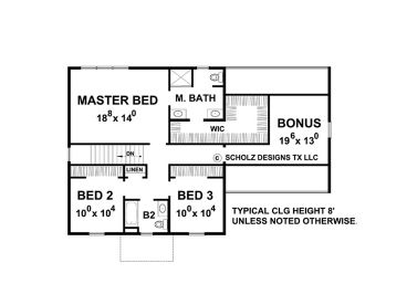 2nd Floor Plan, 031H-0267