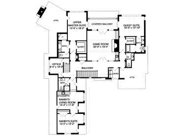 2nd Floor Plan, 029H-0131