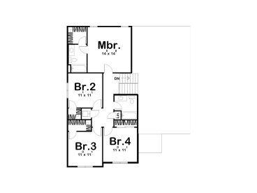 2nd Floor Plan, 050H-0272