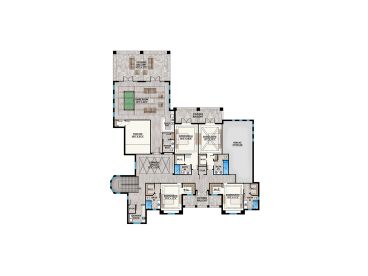 2nd Floor Plan, 069H-0071
