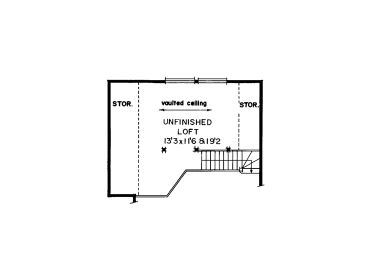 2nd Floor Plan, 032H-0003