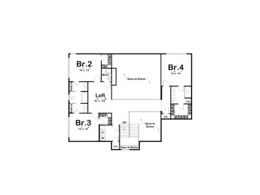 2nd Floor Plan, 050H-0471